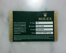 Rolex guarantee warranty usato  Corropoli