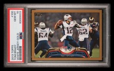 2013 Topps #100 Tom Brady; ouro/2013 variação de camisa branca PSA 10 (POP 7) comprar usado  Enviando para Brazil