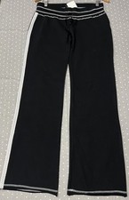 BEBE SPORT Y2K VINTAGE PRETO-BRANCO FUTEBOL MALHA CORDÃO LOGOTIPO JOGGER MÉDIO NOVO COM ETIQUETAS comprar usado  Enviando para Brazil