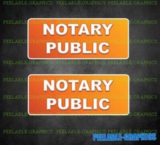 Notary public decal for sale  Long Beach