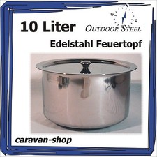 Edelstahl feuertopf gulaschkes gebraucht kaufen  Pritzerbe