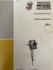 Bedienungsanleitung wacker neu gebraucht kaufen  Freital