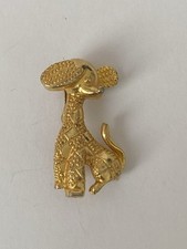 Vintage poodle brooch for sale  BOURNEMOUTH