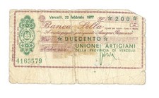 Miniassegno falso banca usato  Italia