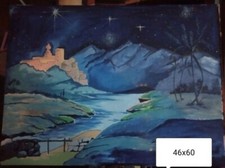 Fondale presepe tela usato  Catanzaro