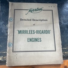 Mirrlees ricardo engines for sale  STOURBRIDGE