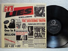 Usado, Guns N' Roses G N' R Lies Edit Cover 1994 Korea LP Lyric W/Insert NM comprar usado  Enviando para Brazil