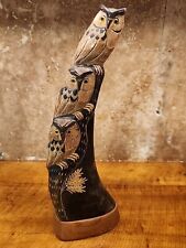 Owl sculpture water for sale  Cordell