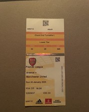 Arsenal manchester united for sale  MACCLESFIELD