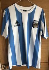 Camisa oficial da Copa do Mundo Argentina 1986 Coq Sportif #10 MARADONA - Grande *NOVA* comprar usado  Enviando para Brazil