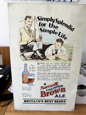 Newcastle brown vintage for sale  WELLING
