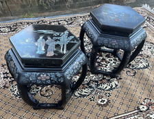 pairs black accent tables for sale pairs black accent tables for sale Lexington