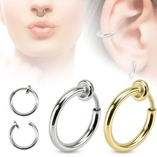 Fake piercing earring d'occasion  Expédié en Belgium