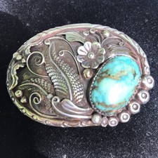 vintage navajo belt buckle for sale  Lead