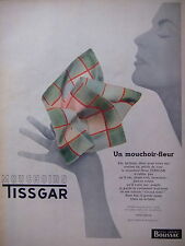 Publicité tissgar mouchoir d'occasion  Compiègne