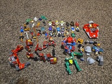 Lote de 20 minifiguras Lego grandes, con cascos, accesorios y extras segunda mano  Embacar hacia Mexico
