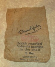 Old 5lbs. burlap for sale  Gordon