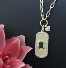 Collier smaragd brillanten gebraucht kaufen  Gelsenkirchen