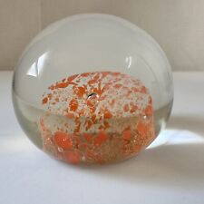 Glass paperweight orange for sale  Big Flats