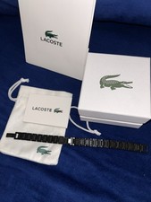 Bracelet lacoste noir d'occasion  Bourgoin-Jallieu