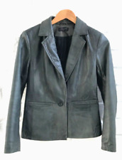 Blazer curto verde Context jaqueta de couro autêntica feminina média 6 P comprar usado  Enviando para Brazil