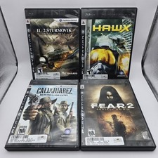 Lote de jogos PS3 Movie Gallery 4 IL-2 Sturmovik Fear 2 Hawx Call Of Juarez  comprar usado Lote de jogos PS3 Movie Gallery 4 IL-2 Sturmovik Fear 2 Hawx Call Of Juarez  comprar usado  Enviando para Brazil