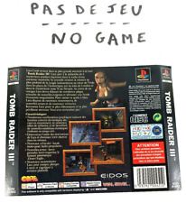 Playstation 1 PS1 VF  Jaquette arriere Tomb Raider III  PAS DE JEU comprar usado  Enviando para Brazil