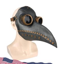 Fantasia de Halloween máscara de pássaro máscara praga médico pássaro máscara para adereços cosplay comprar usado  Enviando para Brazil