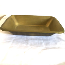 Vintage rectangular brass for sale  NEWTON ABBOT
