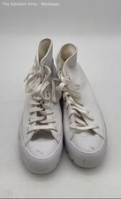 Tênis de corrida Converse feminino Chuck Taylor All Star branco com cadarço tamanho 10 comprar usado  Enviando para Brazil