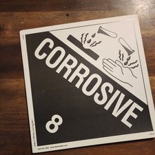 Corrosive d.o. cardboard for sale  New Plymouth