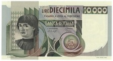 10000 lire ritratto usato  Pignataro Maggiore