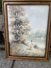 Oil painting signed for sale  Avon