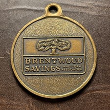Brentwood Savings & Loan - Los Angeles, Califórnia Bank Token/Medal §893 comprar usado  Enviando para Brazil