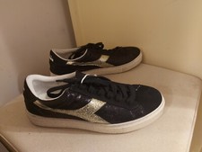 Diadora heritage navy for sale  BURY