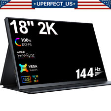 Usado, Monitor portátil entrada HDMI USB C SUPERFECT 2025 18,0" 2K 2560*1600 HDR IPS 144Hz comprar usado  Enviando para Brazil