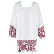 Surplice Cotta Cáliz Encaje, Rojo Forro comprar usado  Enviando para Brazil