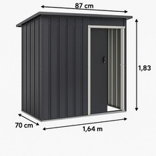 Metall gerätehaus juskys gebraucht kaufen  Frankfurt am Main