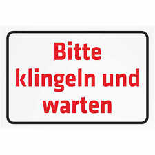 Schild bitte klingeln gebraucht kaufen  Deutschland