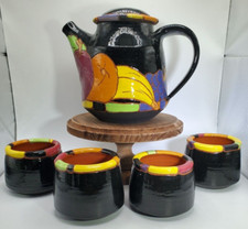 Colorful raku teapot for sale  Ankeny