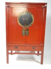 Chinese red lacquered for sale  BIRMINGHAM