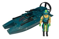 Usado, 1984 Vintage 3,75” Gi Joe Veículo: Cobra Water Mocassim Boat & Driver Copperhead comprar usado  Enviando para Brazil