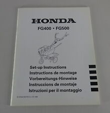 Instrucciones de montaje Honda Tiller FG 400 / FG 500 modelo 1998 segunda mano  Embacar hacia Argentina