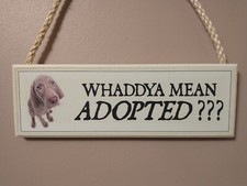 Weimaraner sign funny for sale  WISBECH