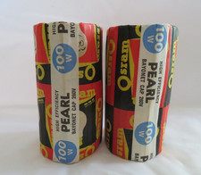 Lâmpadas OSRAM vintage serviço de iluminação geral tampa de baioneta pérola globos x 2, usado comprar usado  Enviando para Brazil