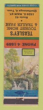Capa Matchbook - Teasley's Tourist Home Trailer Park Chattanooga TN comprar usado  Enviando para Brazil