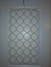 IKEA Komplement 603.872.11 Multi-Use Hanger Cream Color Scarf Tie Belt Organizer for sale  Fort Atkinson