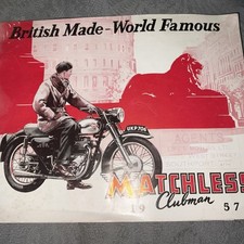 matchless brochure for sale matchless brochure for sale PRESTON