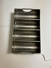Bandeja organizadora de armazenamento gaveta lixeira peças de aço inoxidável industrial vintage metal comprar usado  Enviando para Brazil