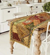 Corredor de mesa de festa de casamento 60" para mesa de jantar tapeçaria feita à mão pendurada na parede comprar usado  Enviando para Brazil